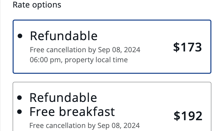 a screenshot of a hotel room